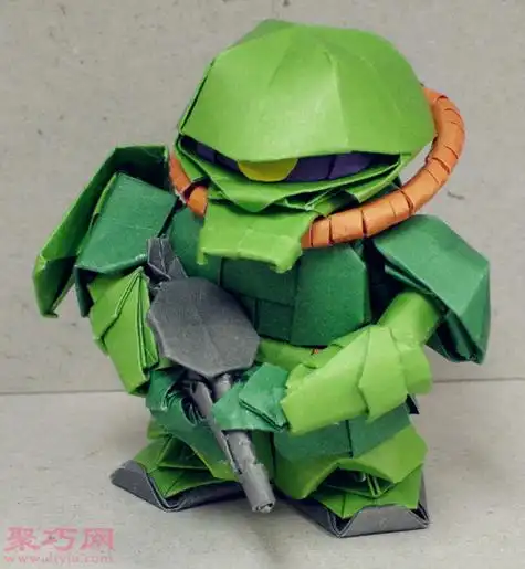 电影卡通人物3d折纸欣赏星球大战绝地武士立体折纸