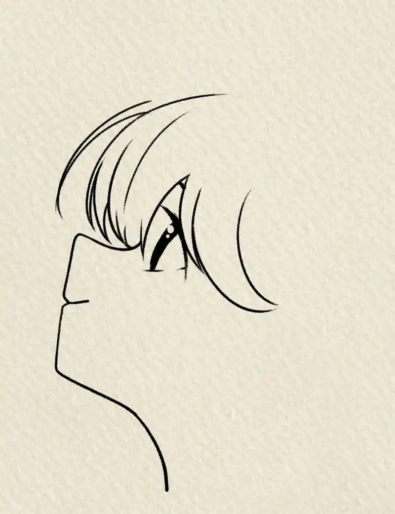 毛利兰简笔画过程 #临摹# #绘画临摹# #铅笔画# #毛利兰# #柯南