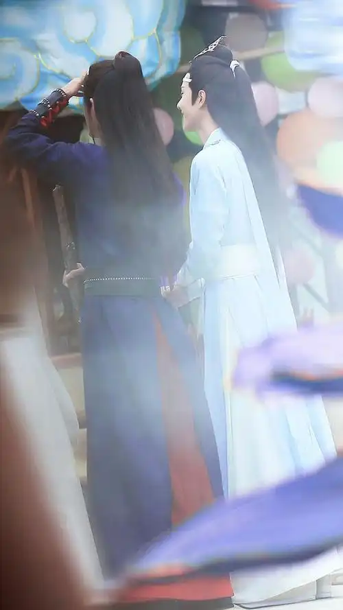 陈情令肖战王一博背影大合集每一幅都是名场面我不淡定了