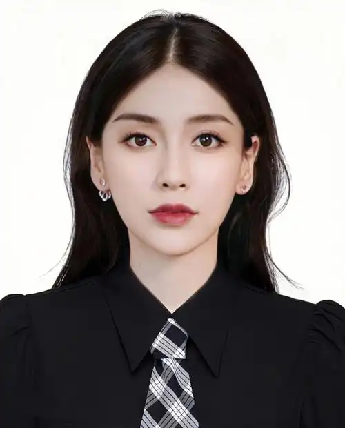 每天都在找女明星的照片练手…#ps证件照  #证件照  #韩式证件照