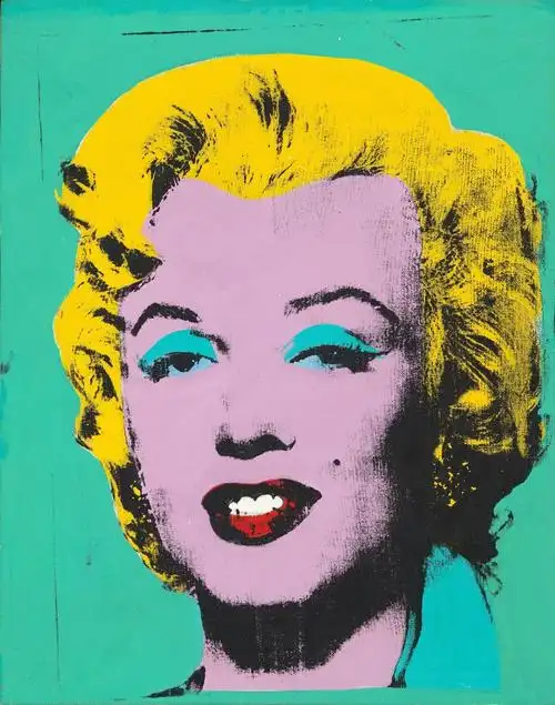 green marilyn-zygr72039 - andy warhol 安迪·沃霍尔 - 中艺名画