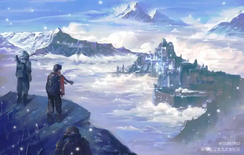 云顶天宫 海底沉船墓_盗墓笔记王胖子吴邪插画同人铁三角张起灵绘画