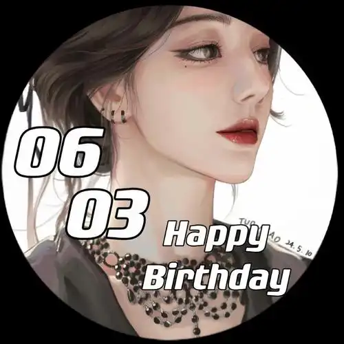 0603|生日头像@dear-迪丽热巴    已征得画手老师同意,查看原图更