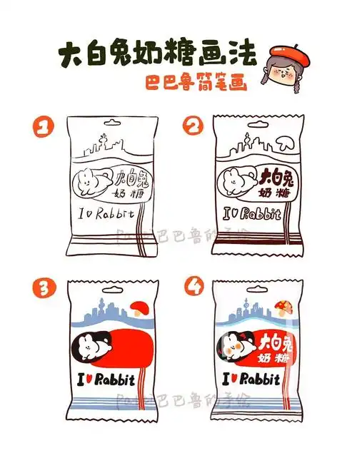 原创插画|回忆里的童年零食|糖果系列