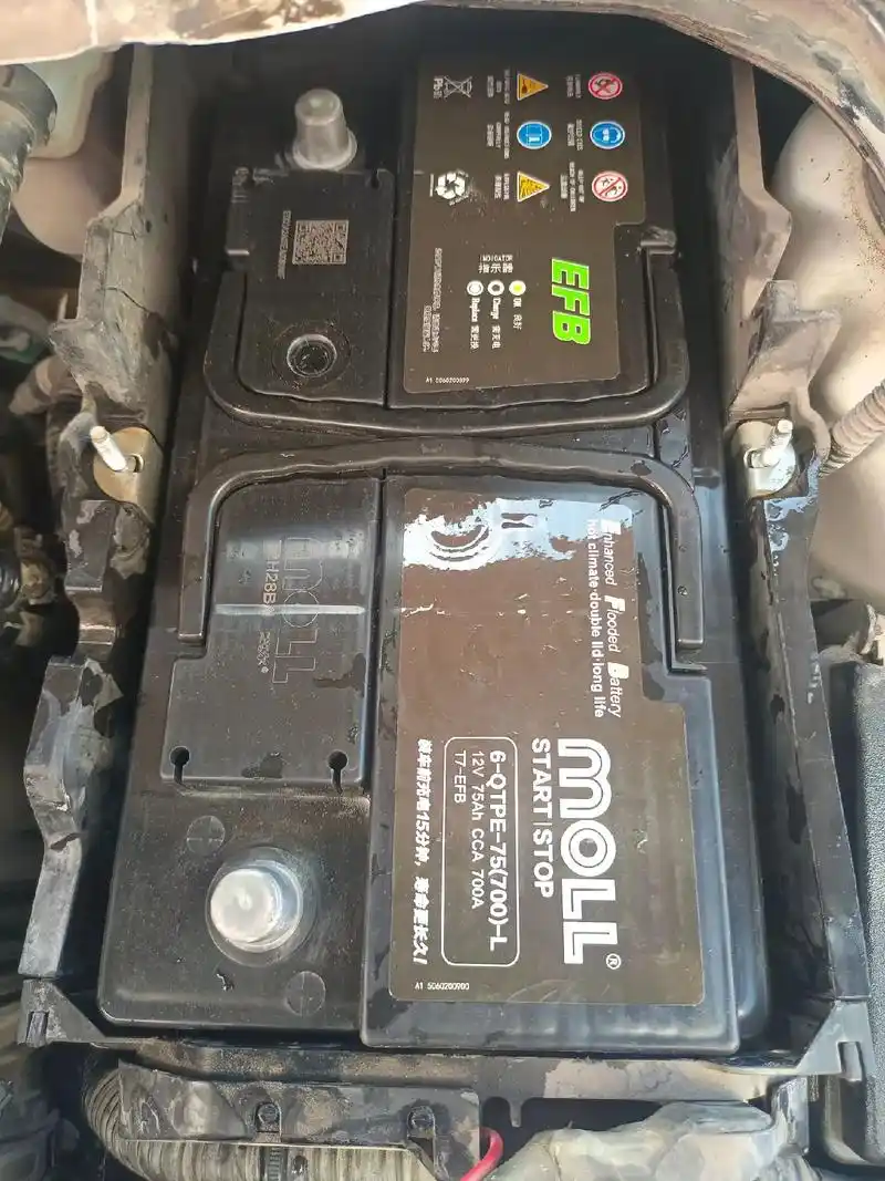 福特翼虎更换专用moll莫尔75aefb启停电瓶,大众速腾更换专用moll莫尔