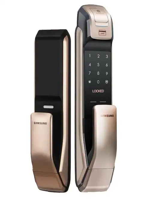 三星指纹锁密码锁家用防盗门锁智能锁电子锁 推拉手机开门 dp728