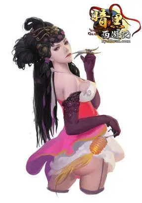 37wan暗黑西游记美女原画首曝