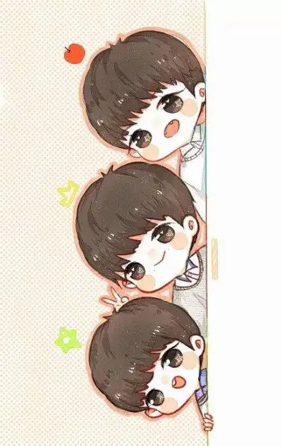 tfboys#手机壁纸动漫q版
