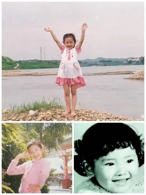 即便照片不是高清的,却依然看得出她很漂亮,董洁是一个天生丽质的小