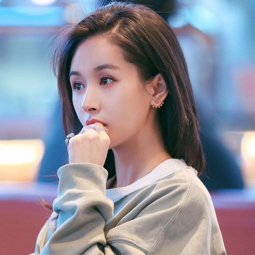 怦然心动王子文同款前后两戴后挂式金属圆豆耳钉s925银针网红耳饰