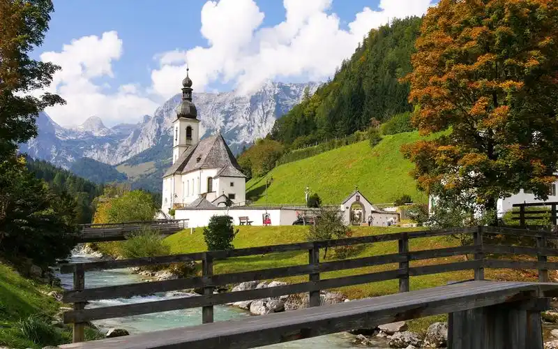 欧洲小镇唯美风景图片桌面壁纸