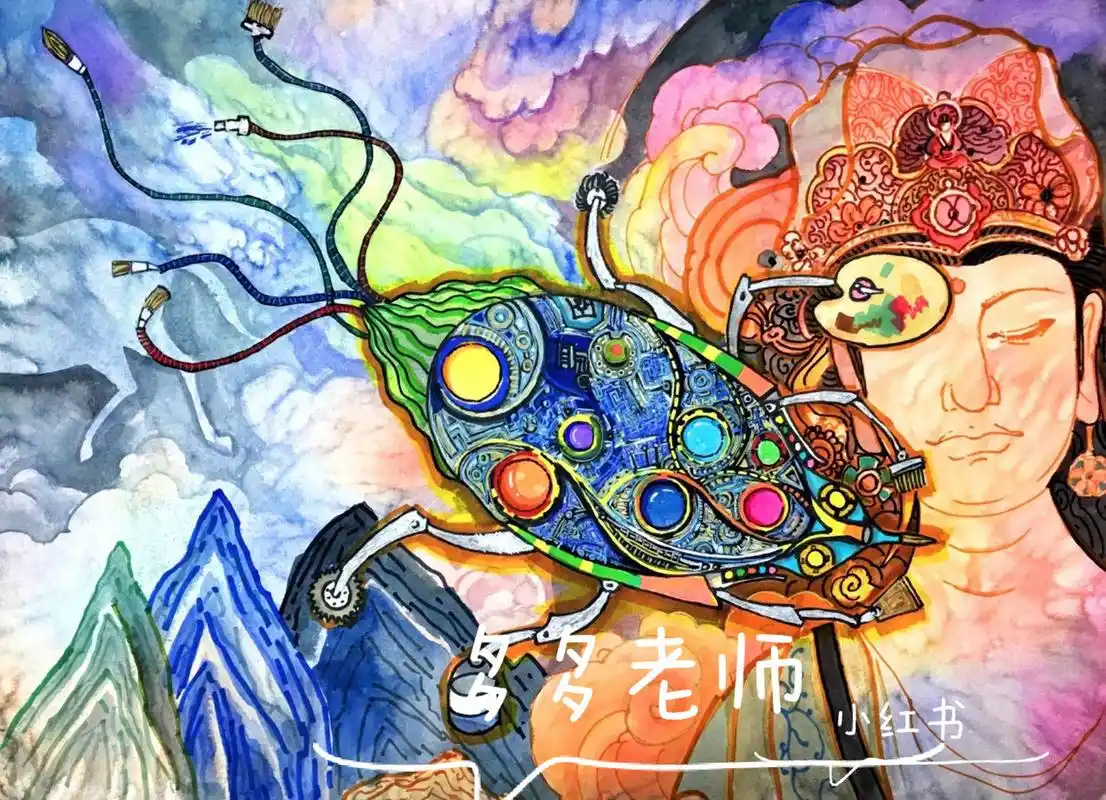 全国一等奖科幻画|每日赏析53(附创意说明) ——科幻画持续更新