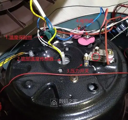 后续:电压力锅始终open.已修复,白白更换了控制板和电源板