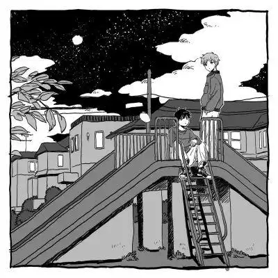 ins黑白漫画背景