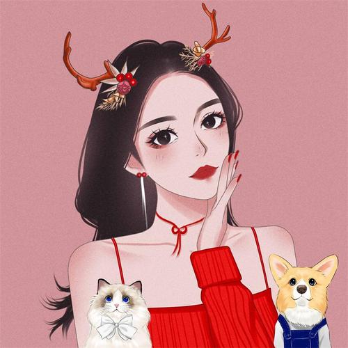 手绘头像q版 卡通动漫人物情侣写实真人照片转漫画定制作结婚礼物