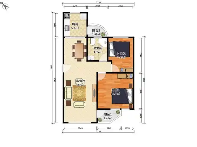 怡翠花园户型图