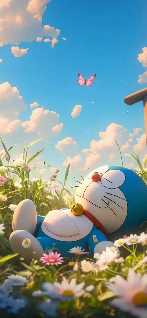 【高清手机壁纸】 哆啦a梦蓝胖子高清手机壁纸合集  99 文图选自