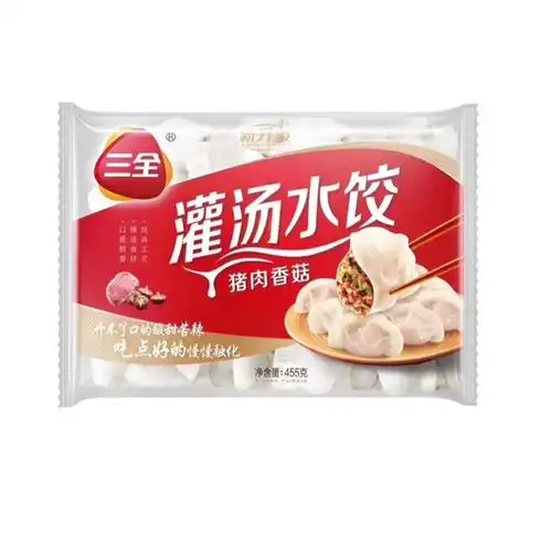 三全灌汤水饺猪肉白菜韭菜鸡蛋芹菜荠菜香菇水饺