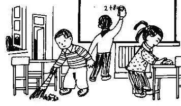 一年级上册半期复习:看图写话附范文10篇 - 好奇教育网