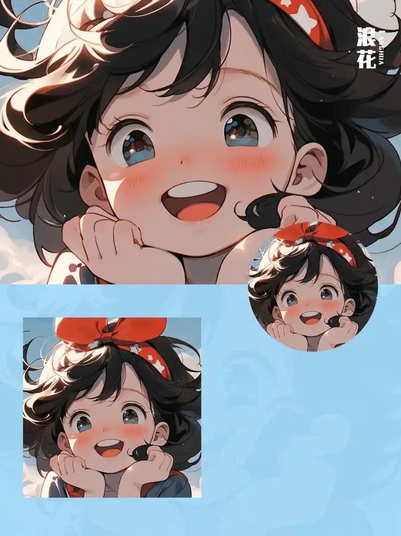 笑容治愈一切丨女生头像 #浪漫生活的记录者# #漫画头像# #动漫人物