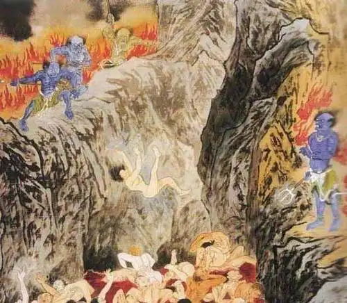 血池地狱磔刑地狱石磨地狱真是因为目睹了十八层地狱无比恐怖景象
