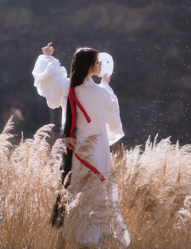 出租神明少女假发日式中式汉服披发束发100cm发饰