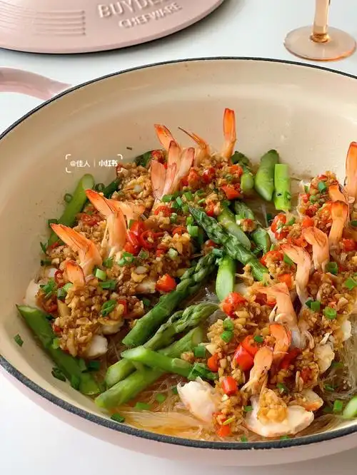 鲜香美味08蒜蓉粉丝虾92附万能蒜蓉酱