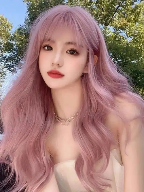 薄藤粉紫色夏季仙气十足的发色