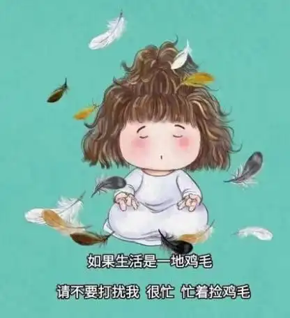 一地鸡毛唯美图片配图