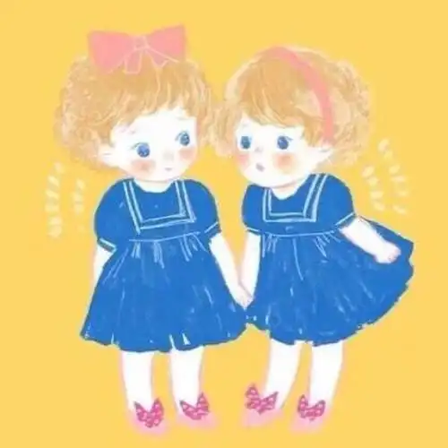 萌萌哒可爱卡通小女孩头像图片