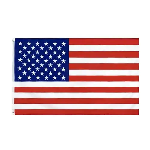 聚酯2x3英尺60x90厘米库存美国国旗 - buy american flag,usa flag