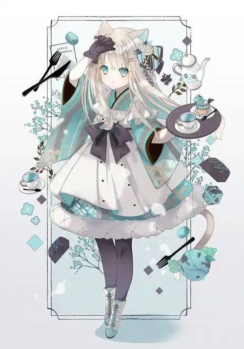 高质量动漫美女全身图临摹绘画参考