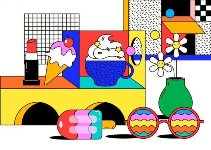 插画元素视觉传达设计素材