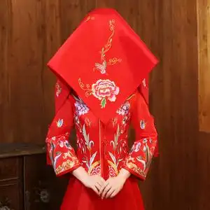 盖头新娘龙凤高档