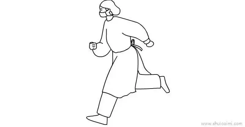 白衣天使护士儿童画怎么画 白衣天使护士简笔画好看