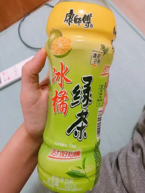 康师傅绿茶冰橘,般般子