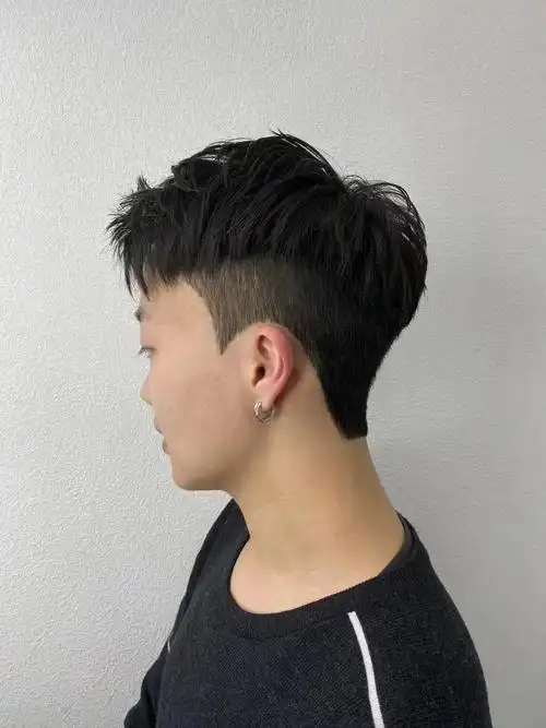 笔记灵感  #男生发型  #男生穿搭不喜欢剪的很光的的两边的头发也