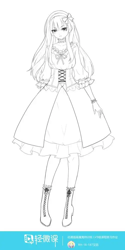 人物设定练习—漫画角色设计提升训练举报