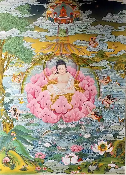 莲花生大师化生