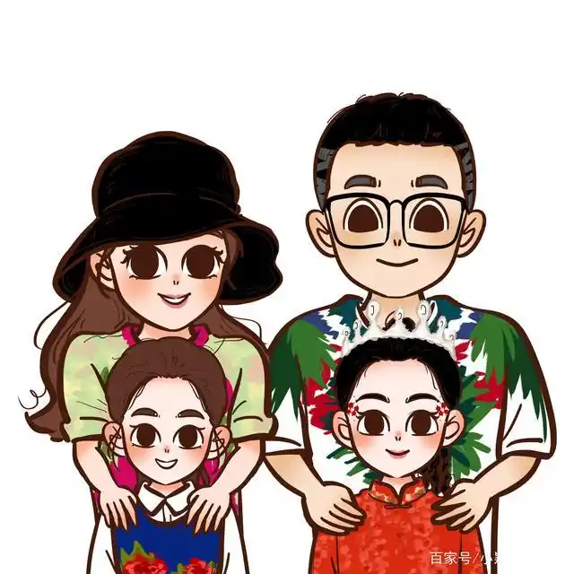 卡通动漫图片,单人,情侣,全家福头像,甜蜜幸福