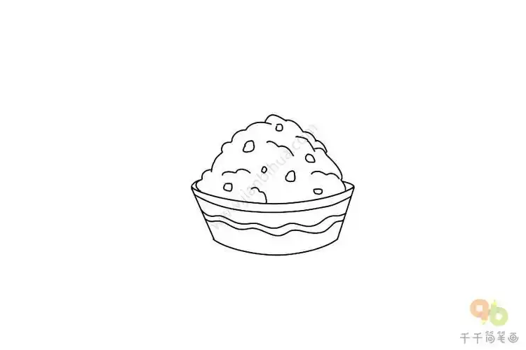 红薯泥简笔画