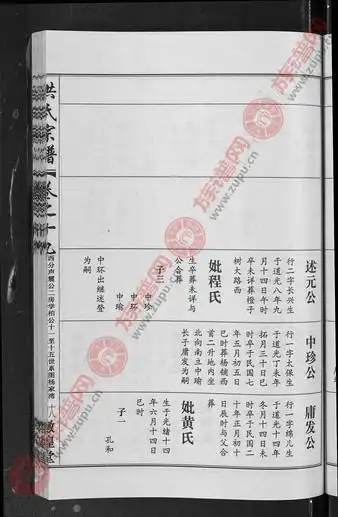 洪氏宗谱35卷第15本