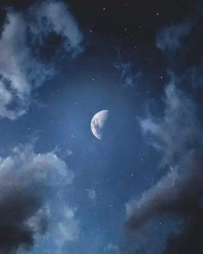 ins微信背景图 蓝色背景图