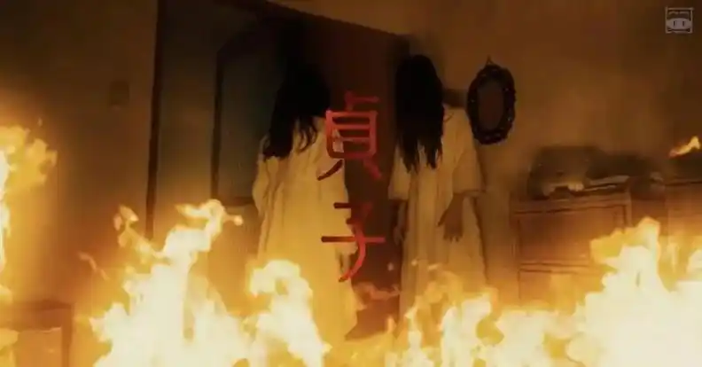 "大概是小姑娘的妈妈福至心灵,真的把贞子给召唤过来了.