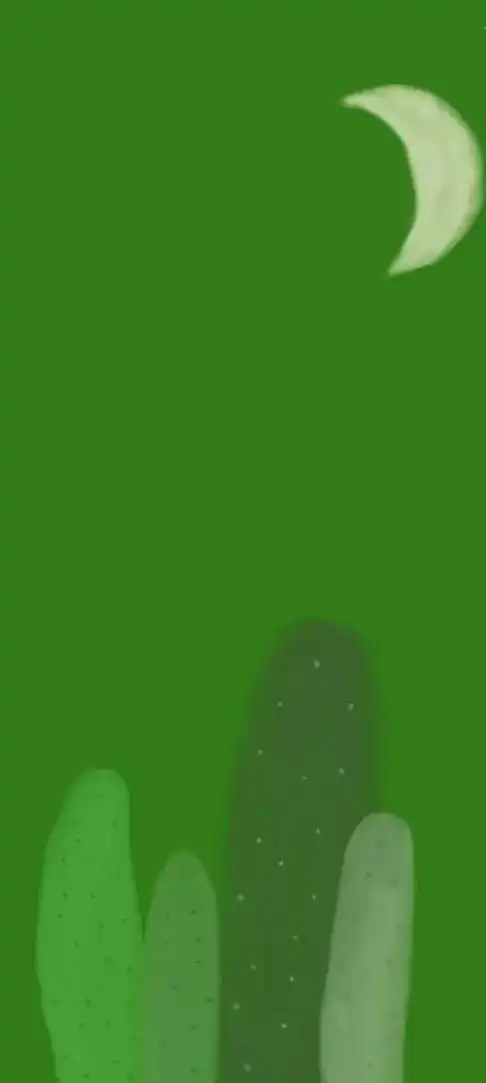 手机壁纸|蓝绿色系|简约风