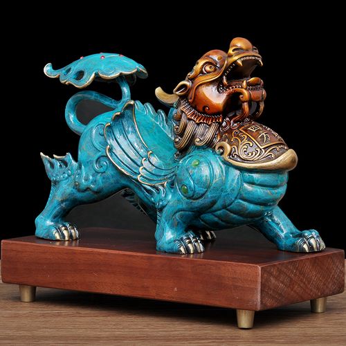 全铜貔貅摆件皮丘风水招财家居客厅玄关办公室摆件
