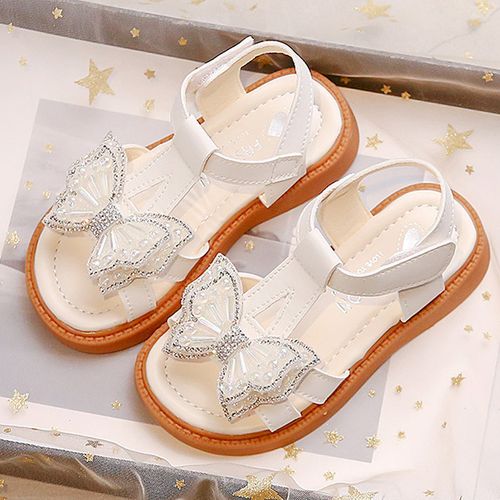 女童凉鞋公主鞋夏季新款宝宝软底女鞋女童小女孩韩版百搭软皮鞋子
