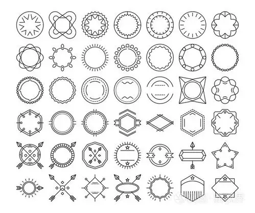 大纲徽章 & 标志模板