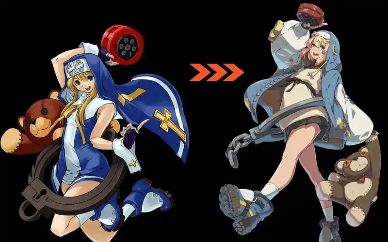 【罪恶装备】ggst新角色立绘与老角色回归立绘对比(纯享版)