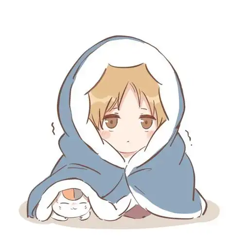 ω`)|麦谷的夏目贵志插画图片